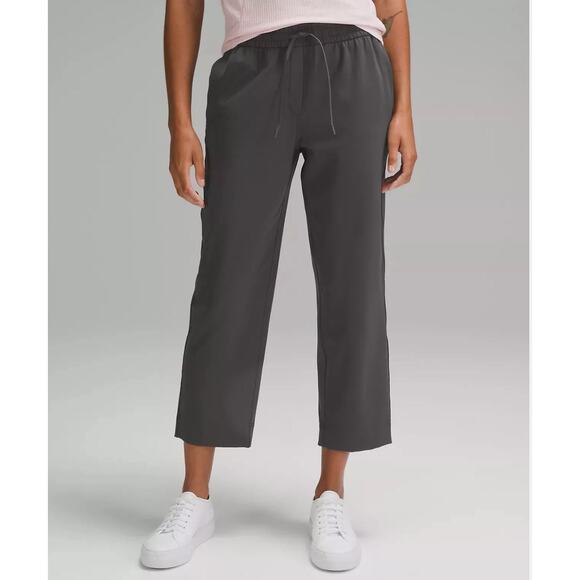 lululemon athletica Pants - NEW Lululemon Tapered-Leg Mid-Rise Crop Pant XL Luxtreme Graphite Gray 25" insea